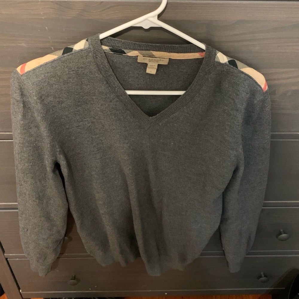 Burberry V Neck Sweater